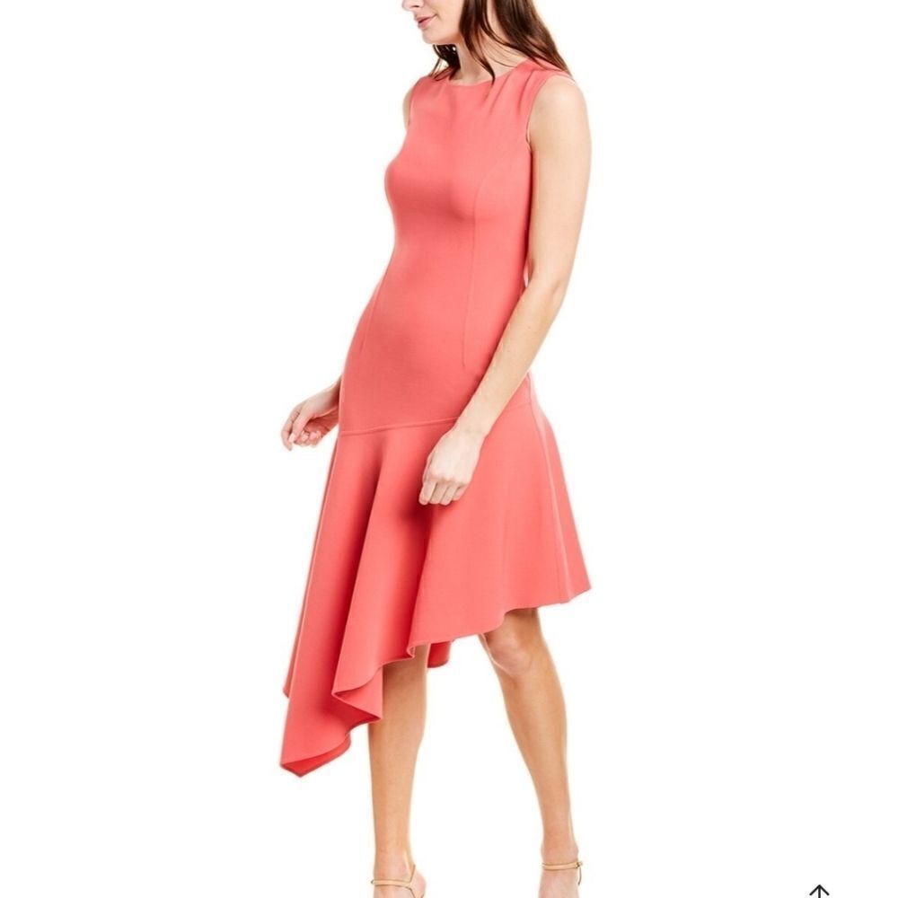 MICHAEL KORS COLLECTION Wool Blend Midi Dress